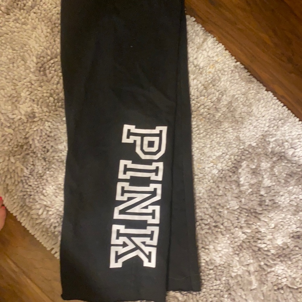 Pink sweat pants